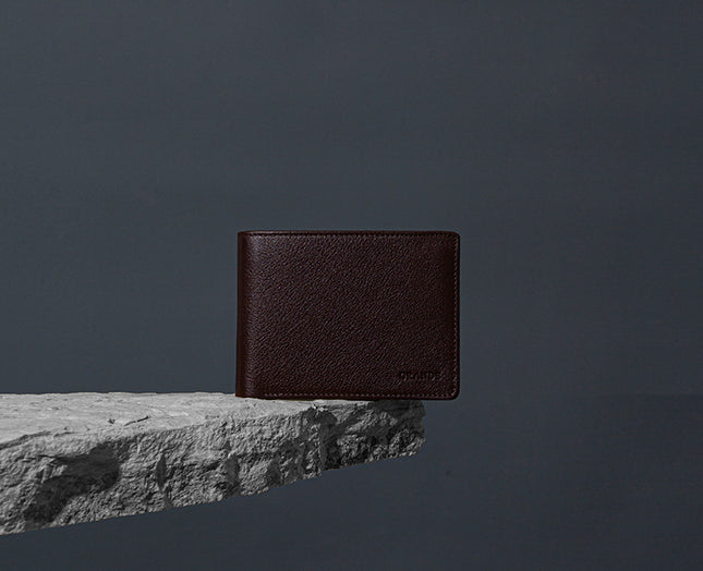1506 Portefeuille Homme en Cuir Véritable – Compact, Élégant & Fonctionnel