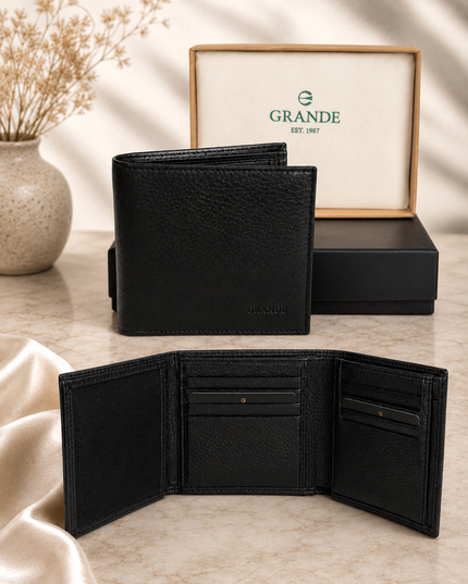 1530 Portefeuille Homme Grande® en Cuir – Compact, Élégant & Grande Capacité