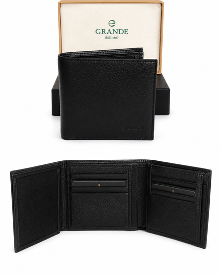 1530 Portefeuille Homme Grande® en Cuir – Compact, Élégant & Grande Capacité