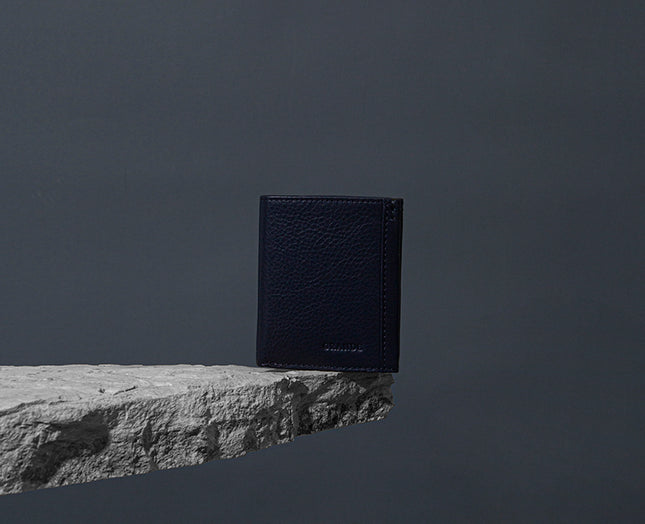 1726 Portefeuille Compact Homme en Cuir Véritable – Élégance & Organisation Quotidienne