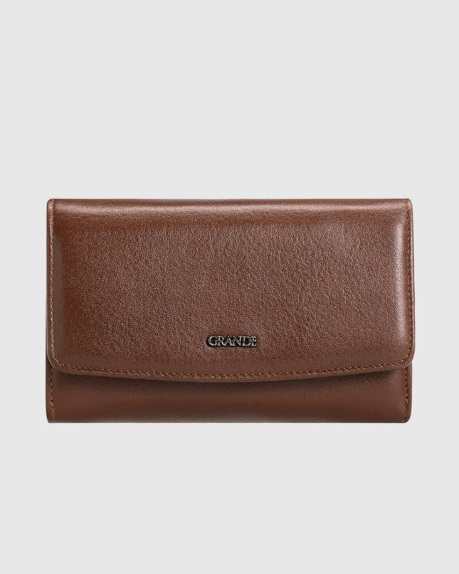2725 Portefeuille Long Femme en Cuir Véritable – Grande Capacité & Élégance