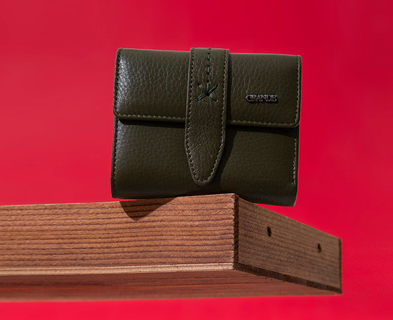 2633 Portefeuille Femme en Cuir Véritable – Élégance & Grande Organisation