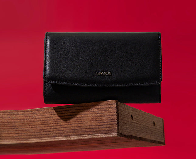 2725 Portefeuille Long Femme en Cuir Véritable – Grande Capacité & Élégance