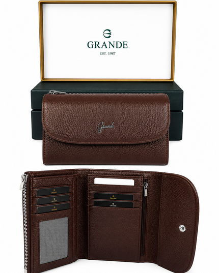 2839 Portefeuille Grande® Long Format – Élégance, Sécurité et Organisation