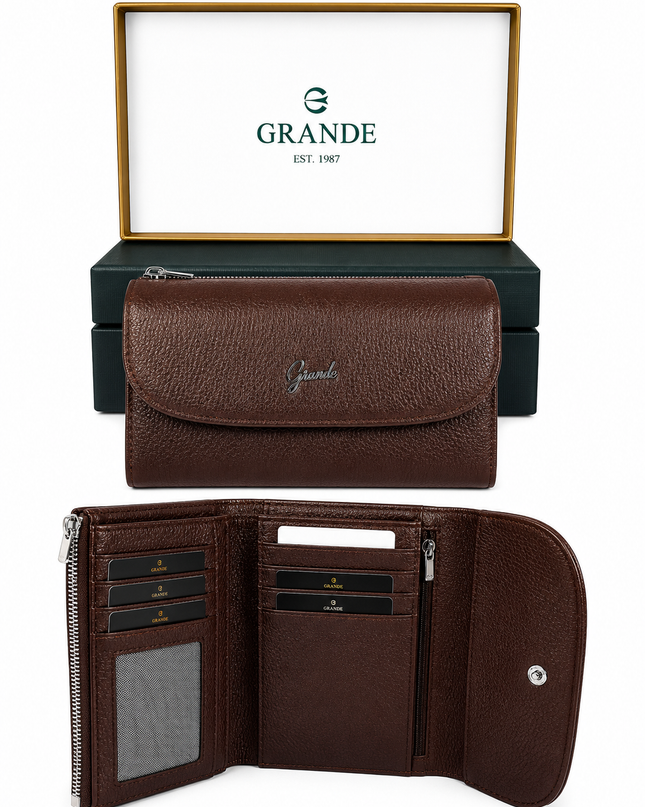 2839 Portefeuille Grande® Long Format – Élégance, Sécurité et Organisation