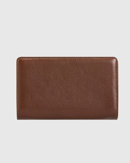 2725 Portefeuille Long Femme en Cuir Véritable – Grande Capacité & Élégance