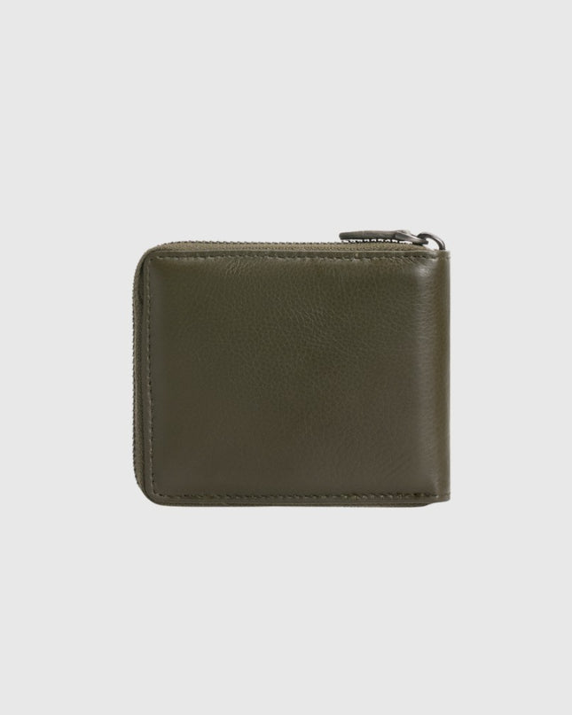 1579 Portefeuille Zippé Homme en Cuir Véritable – Grande Capacité & Sécurité Premium
