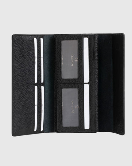 2732 Portefeuille Long Femme en Cuir Véritable – Grande Capacité Élégante