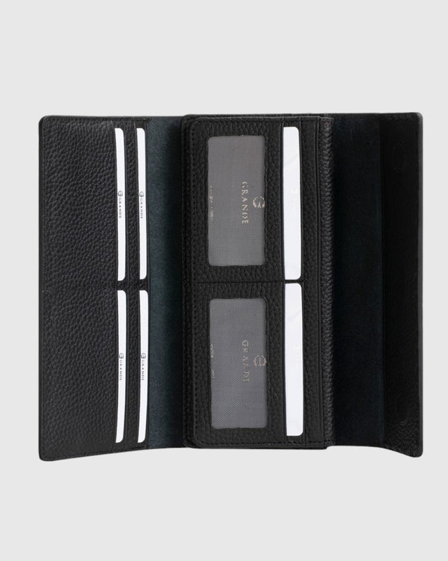2732 Portefeuille Long Femme en Cuir Véritable – Grande Capacité Élégante