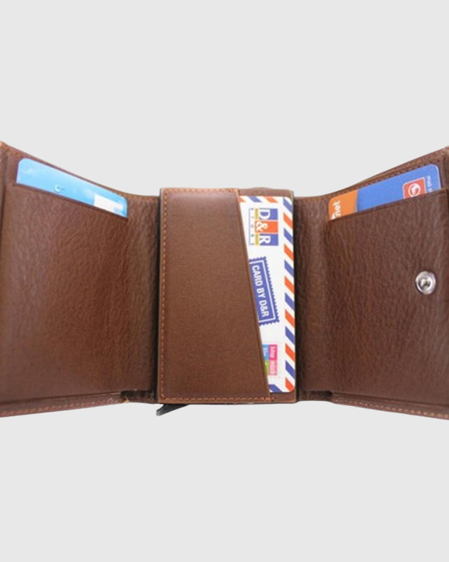 752 Portefeuille RFID en cuir véritable – Élégance, sécurité et praticité