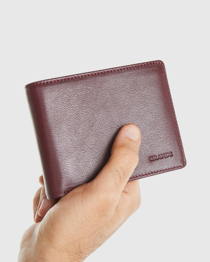 1506 Portefeuille Homme en Cuir Véritable – Compact, Élégant & Fonctionnel