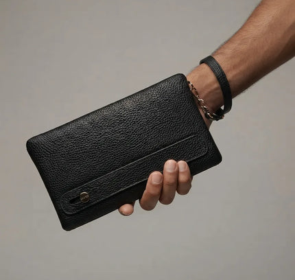 Enzo Grande® – Portefeuille Cuir Long Homme