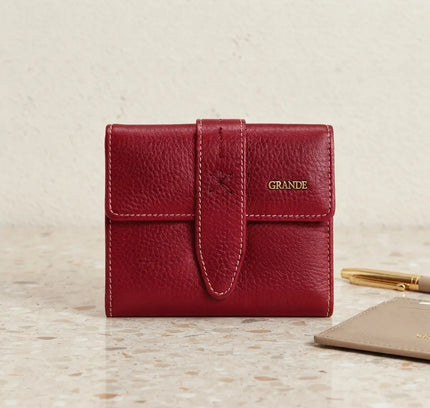Angella Grande® - Portefeuille Femme l'Élégance en Cuir Véritable