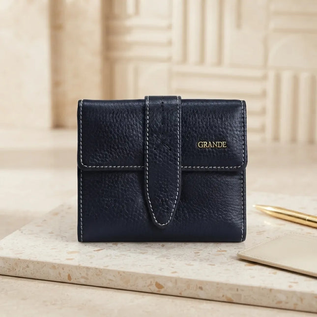 Angella Grande® - Portefeuille Femme l'Élégance en Cuir Véritable