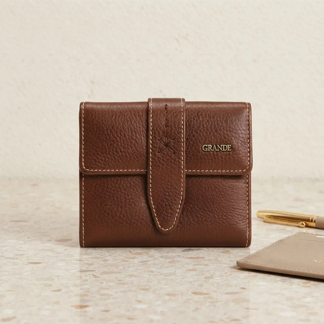 Angella Grande® - Portefeuille Femme l'Élégance en Cuir Véritable