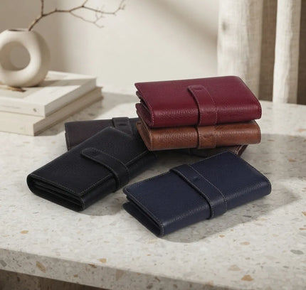 Angella Grande® - Portefeuille Femme l'Élégance en Cuir Véritable