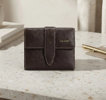 Angella Grande® - Portefeuille Femme l'Élégance en Cuir Véritable
