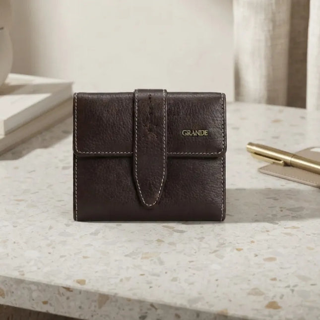 Angella Grande® - Portefeuille Femme l'Élégance en Cuir Véritable