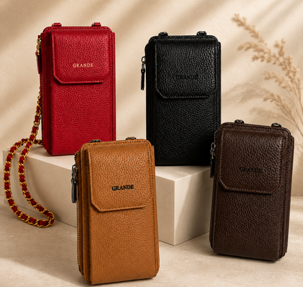 Sofia Grande® – Portefeuille Téléphone Femme à Bandoulière Amovible