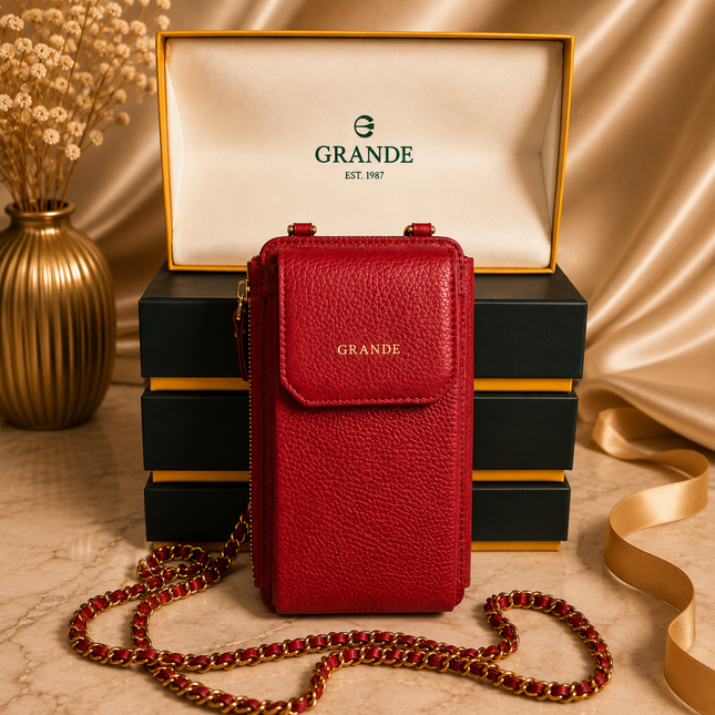 Sofia Grande® – Portefeuille Téléphone Femme à Bandoulière Amovible