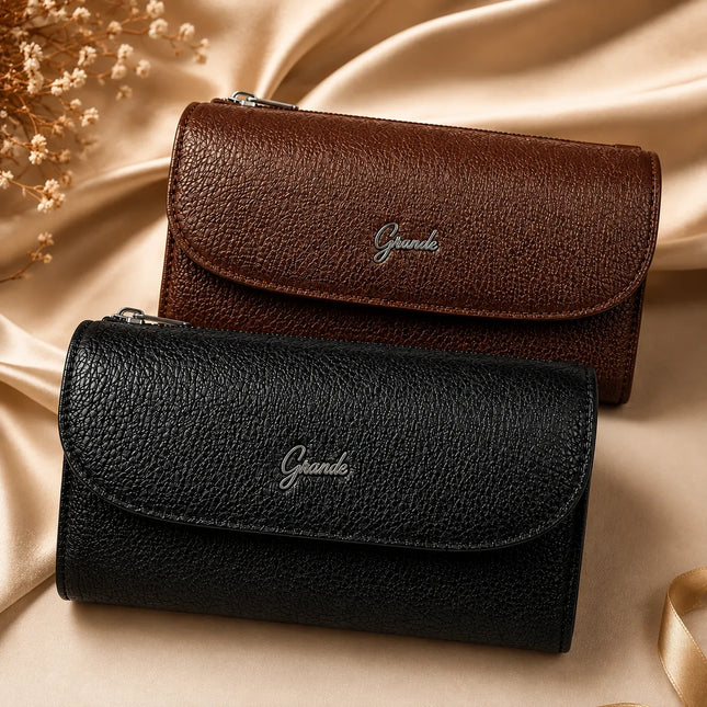Valentina Grande® — Portefeuille Cuir Long Format Femme