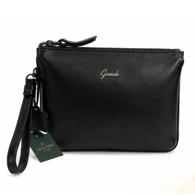 Grande® – Pochette cuir noir