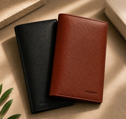 Le Vendôme Grande® – Portefeuille Homme Long en Cuir Véritable