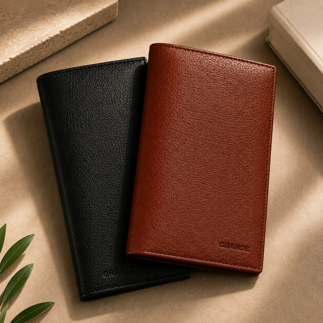 Le Vendôme Grande® – Portefeuille Homme Long en Cuir Véritable