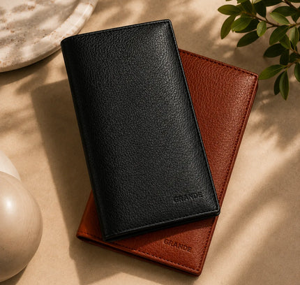 Le Vendôme Grande® – Portefeuille Homme Long en Cuir Véritable
