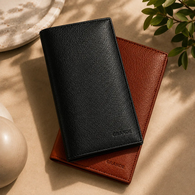 Le Vendôme Grande® – Portefeuille Homme Long en Cuir Véritable