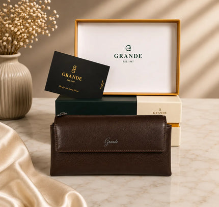 Alessia Grande® – Portefeuille Cuir Femme Premium