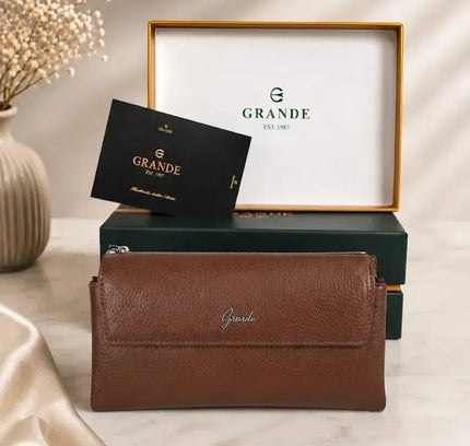 Alessia Grande® – Portefeuille Cuir Femme Premium