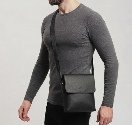 Stefano Grande® – Sacoche Homme en Cuir Véritable