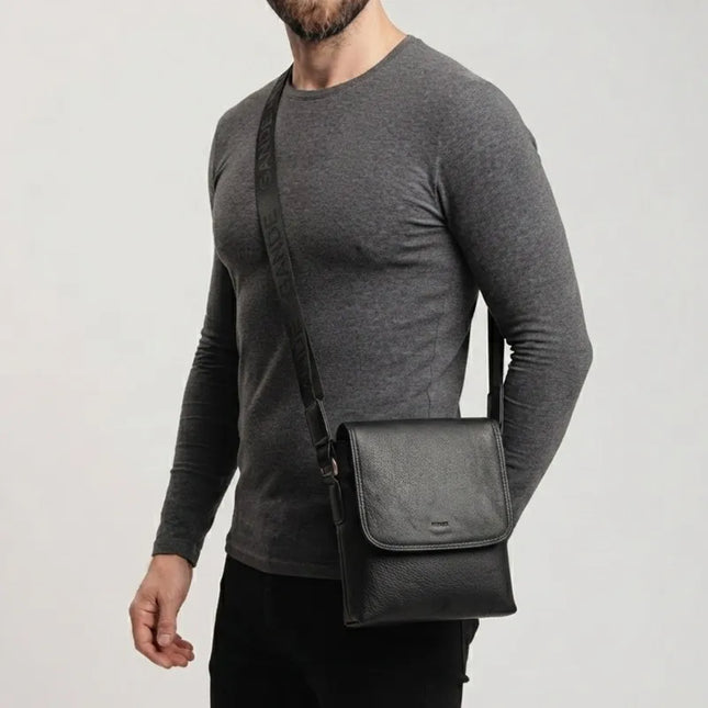 Stefano Grande® – Sacoche Homme en Cuir Véritable