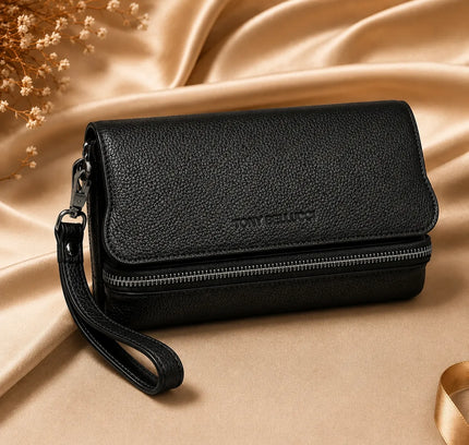 Alessandro Tony Bellucci® – Pochette Homme en Cuir Véritable